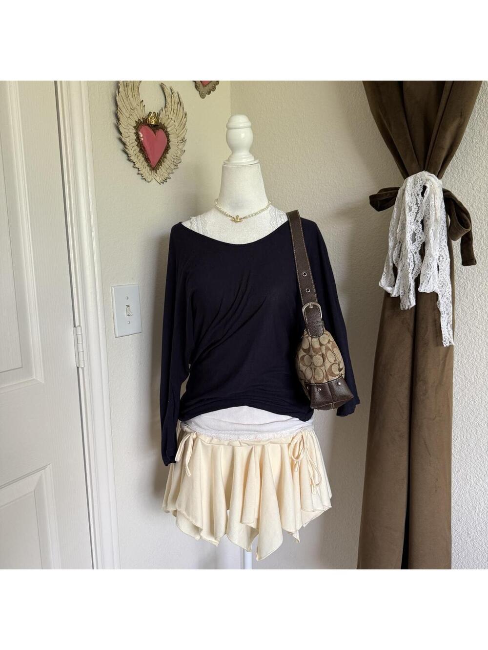 Vince Raglan 3/4 Sleeve Blouse Corporate Soft Fall Layering